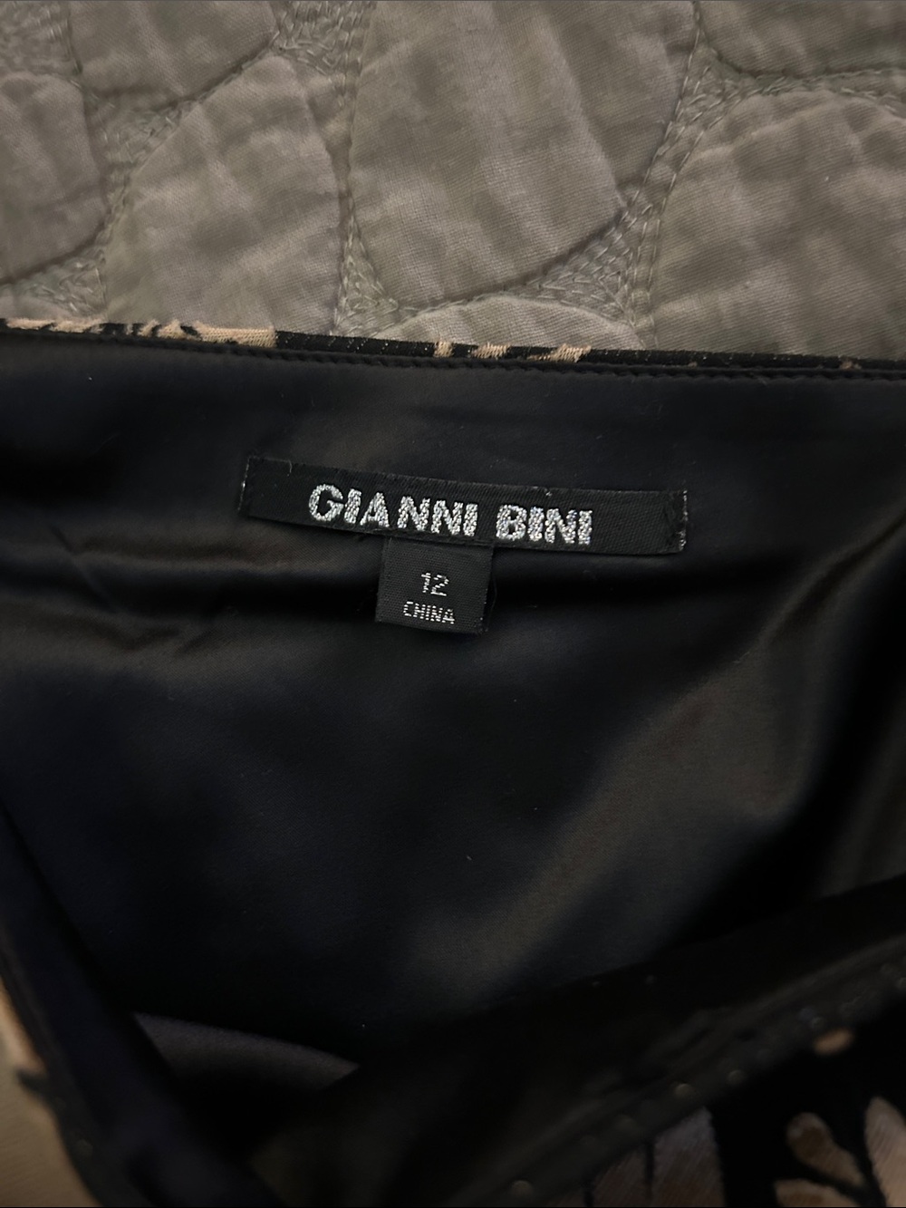 Gianni Bini Black Interior Men’s Bag